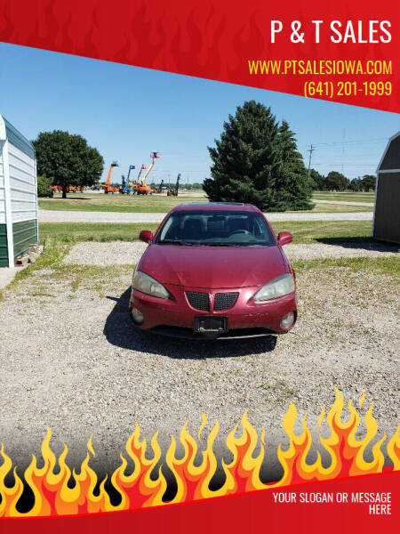 2004 Pontiac Grand Prix for sale at P & T SALES in Clear Lake IA