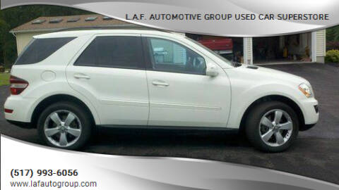 2009 Mercedes-Benz M-Class for sale at L.A.F. Automotive Group Used Car Superstore in Lansing MI