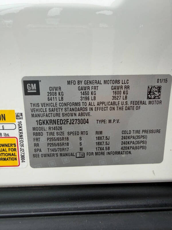 2015 GMC Acadia SLE-1