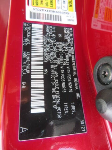 2022 Toyota Sienna Limited 7-Passenger