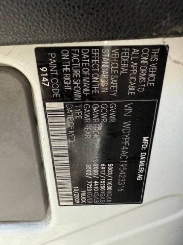 2009 Freightliner Sprinter 3500