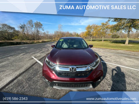 2018 Honda CR-V for sale at Zuma Automotive Sales LLC in Celina OH