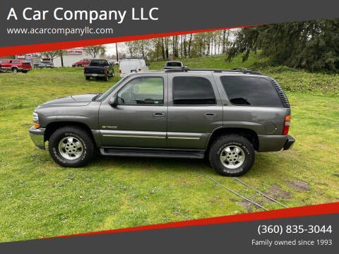 2002 Chevrolet Tahoe for sale at A Car Company LLC in Washougal WA