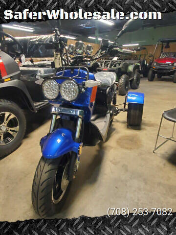 2018 Boom 50cc Trike Scooter Gas Moped