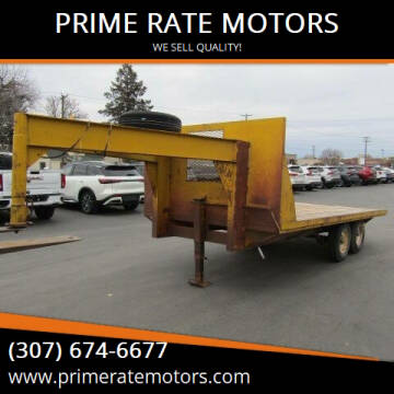 1980 CHARMAC 16FT FLATBED TRAILER