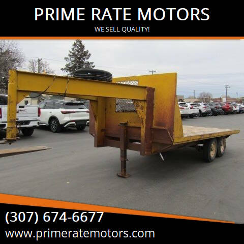 1980 CHARMAC 16FT FLATBED TRAILER