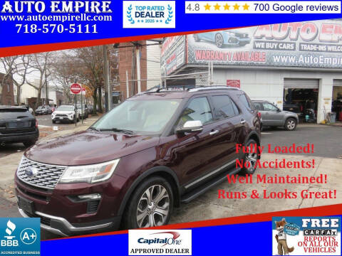 2018 Ford Explorer Platinum