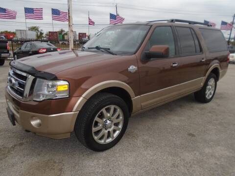 2011 Ford Expedition EL for sale at TEXAS HOBBY AUTO SALES in Houston TX