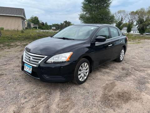 2015 Nissan Sentra for sale at D & T AUTO INC in Columbus MN