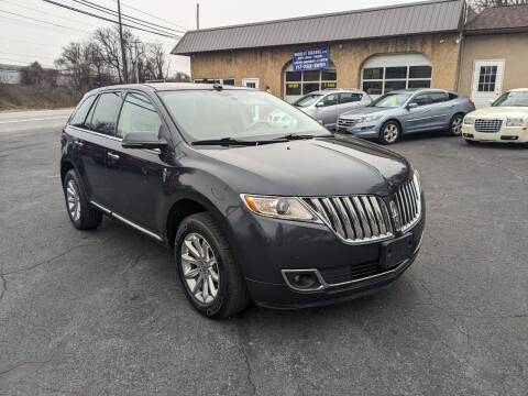 2013 Lincoln MKX for sale at Worley Motors in Enola PA