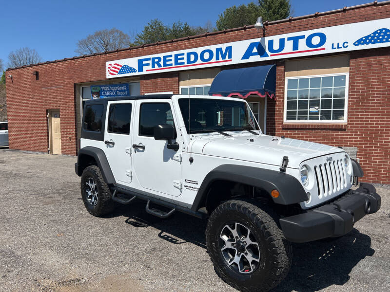 2016 Jeep Wrangler Unlimited for sale at FREEDOM AUTO LLC in Wilkesboro NC