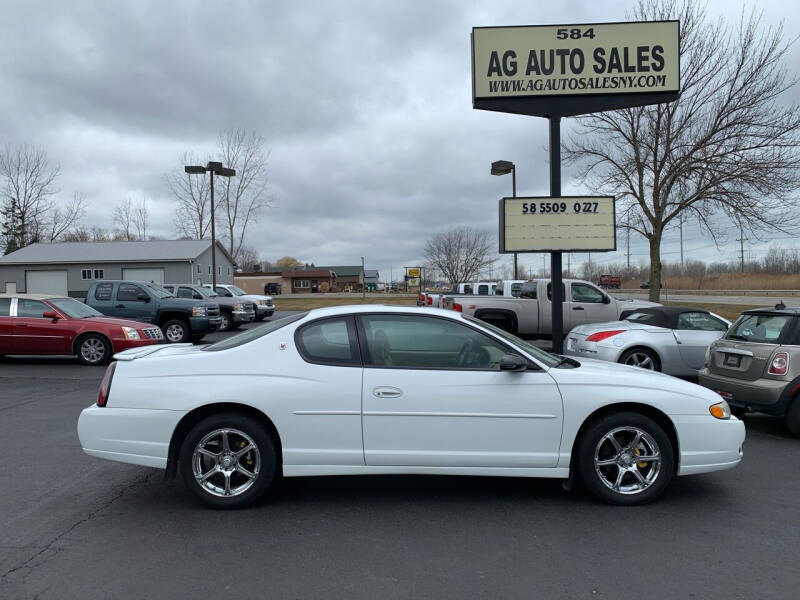 2000 Chevrolet Monte Carlo for sale at AG Auto Sales in Ontario NY