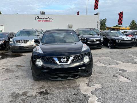 2016 Nissan JUKE for sale at America Auto Wholesale Inc in Miami FL