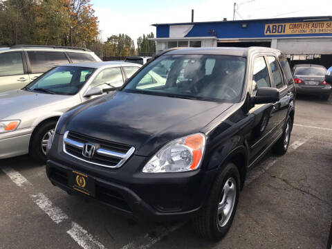 2002 Honda CR-V for sale at Bayview Motor Club, LLC in Seatac WA