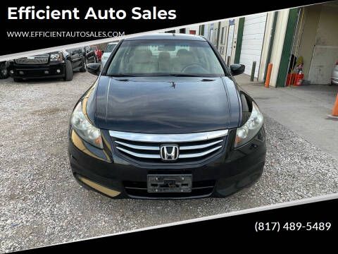 2011 Honda Accord for sale at Efficient Auto Sales in Crowley TX