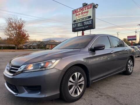 2013 Honda Accord for sale at Unlimited Auto Group in West Chester OH