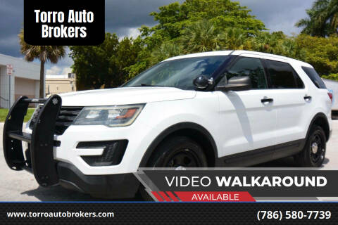 2016 Ford Explorer for sale at Torro Auto Brokers in Miami FL