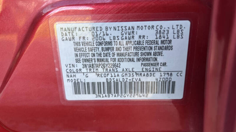 2016 Nissan Sentra SV