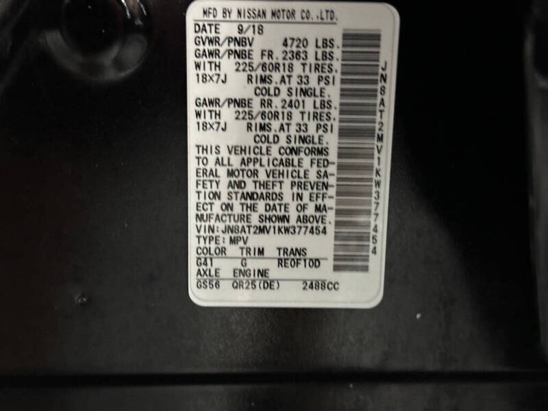 2019 Nissan Rogue SV