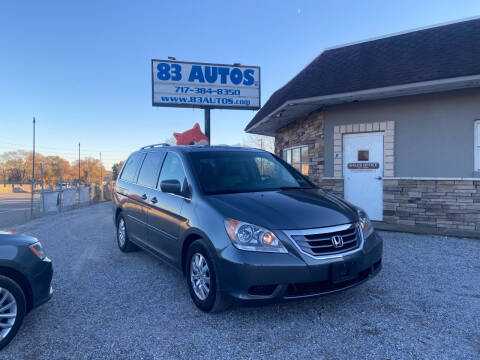 2010 Honda Odyssey for sale at 83 Autos in York PA