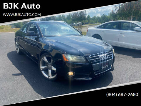 2012 Audi A5 for sale at BJK Auto in Mineral VA