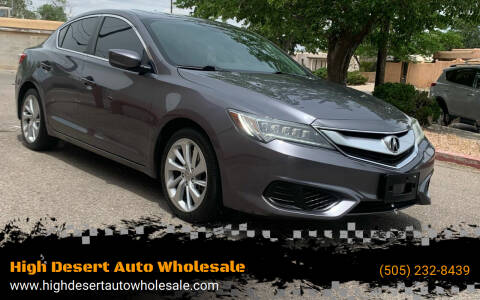 2017 Acura ILX for sale at High Desert Auto Wholesale in Albuquerque NM