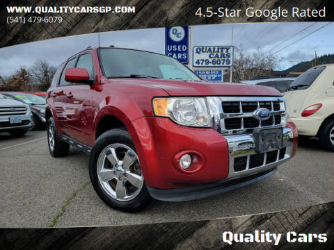 2012 Ford Escape for sale at Quality Cars in Grants Pass OR