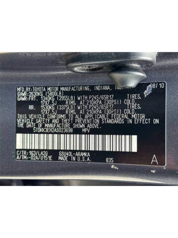 2010 Toyota Highlander SE