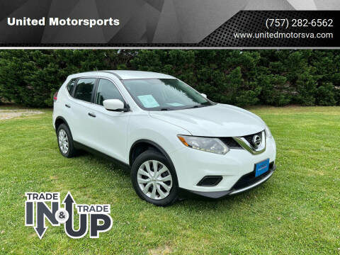 2016 Nissan Rogue for sale at United Motorsports in Virginia Beach VA