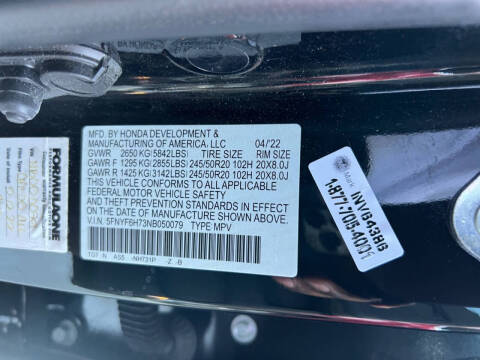 2022 Honda Pilot Black Edition