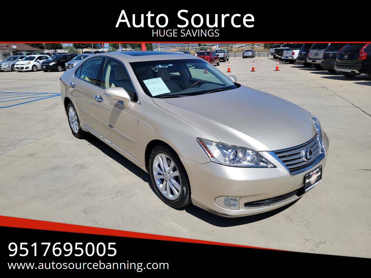 Champagne 2011 Lexus ES 350 Base 4dr Sedan 1