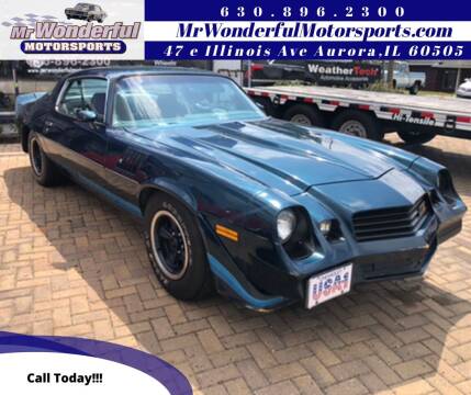 1979 Chevrolet Camaro for sale at Mr Wonderful Motorsports - Muscle Cars in Aurora IL