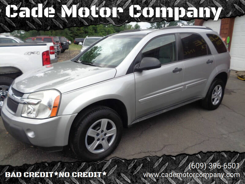 2005 Chevrolet Equinox for sale at Cade Motor Company in Lawrence Township NJ