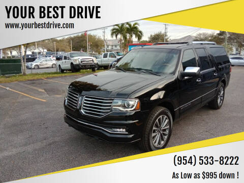 2017 Lincoln Navigator L for sale at YOUR BEST DRIVE in Oakland Park FL