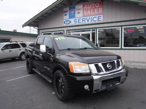 2009 Nissan Titan for sale at 777 Auto Sales and Service in Tacoma WA