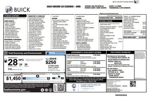 2020 Buick Encore GX Essence