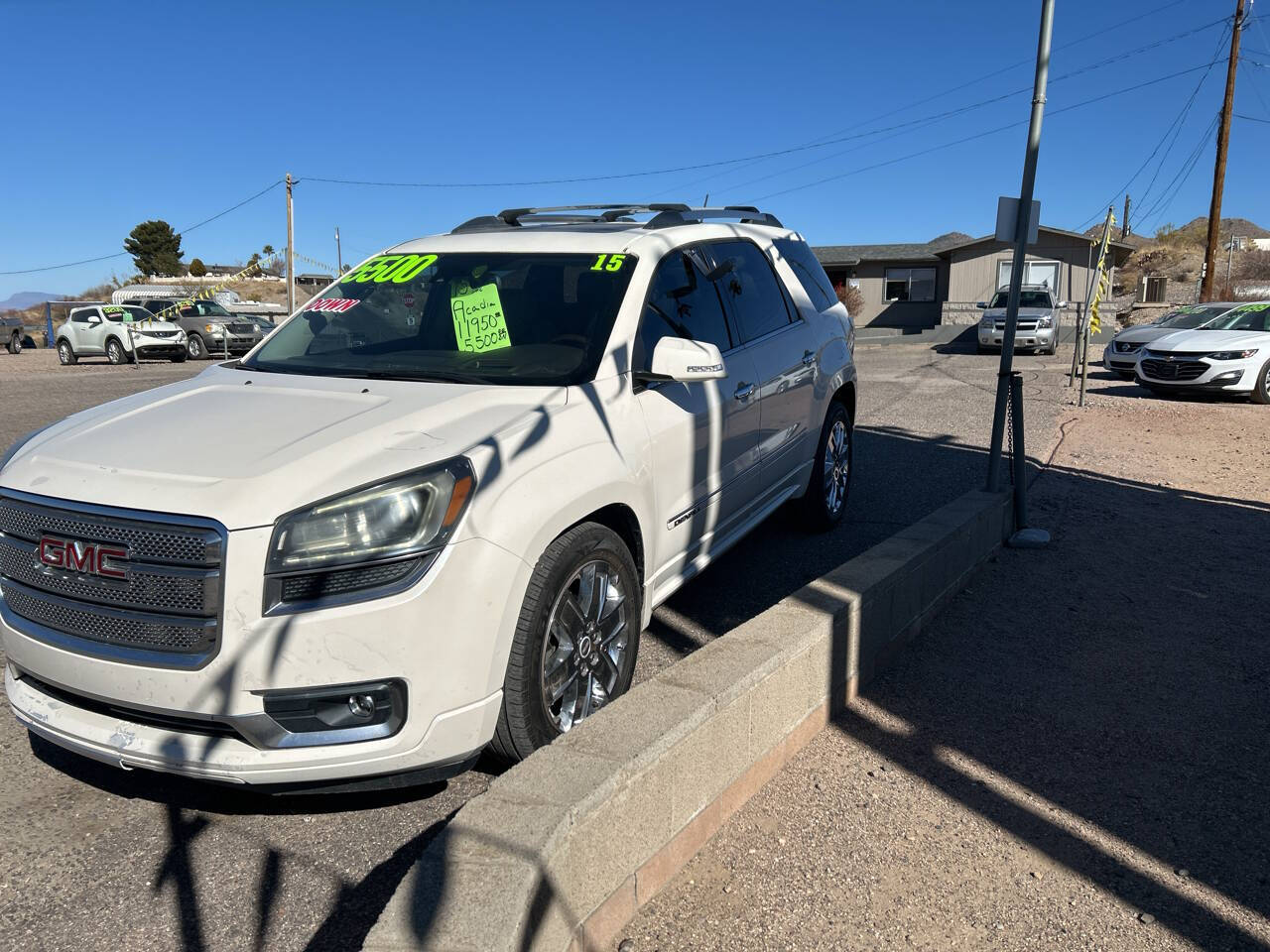 White 2015 GMC Acadia Denali Denali 4dr SUV 2