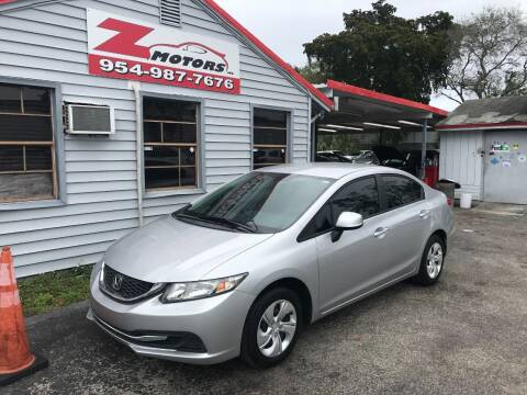 2013 Honda Civic for sale at Z Motors in North Lauderdale FL