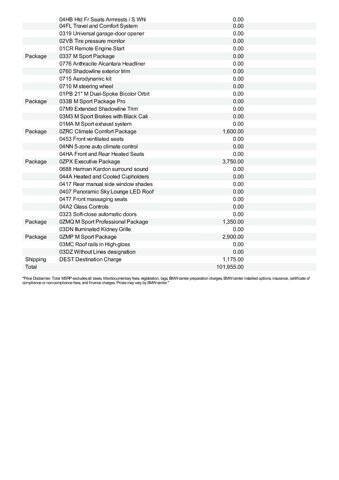 2026 BMW X7 xDrive40i