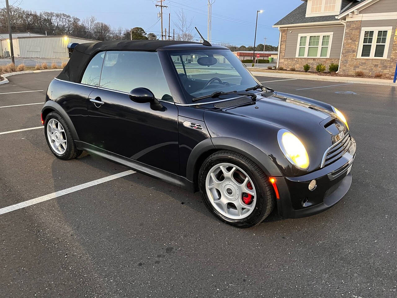 Black 2008 MINI Cooper S Convertible S 2dr Convertible 1