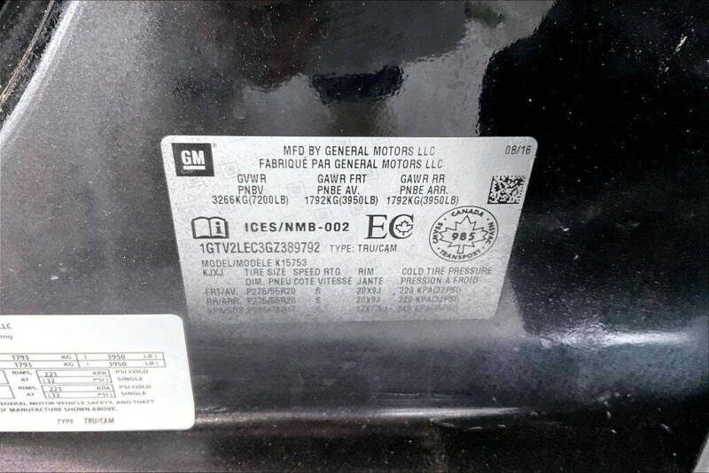 2016 GMC Sierra 1500