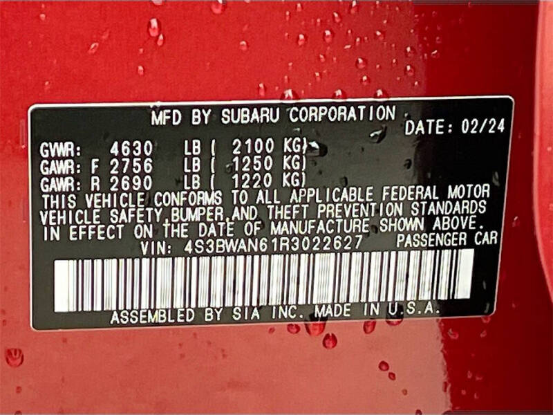 2024 Subaru Legacy Limited