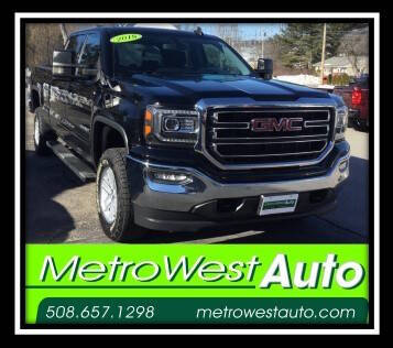 2018 GMC Sierra 1500 for sale at Metro West Auto in Bellingham MA