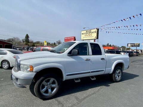 2002 Dodge Ram Pickup 1500 for sale at Boise Motor Sports in Boise ID