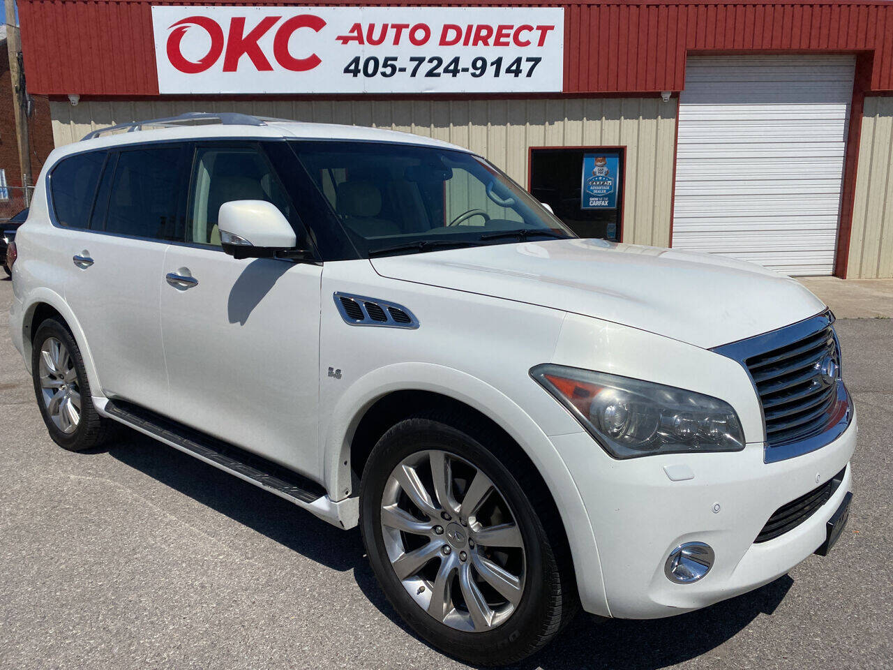 2014 INFINITI QX80 for sale at OKC Auto Direct, LLC in Oklahoma City , OK