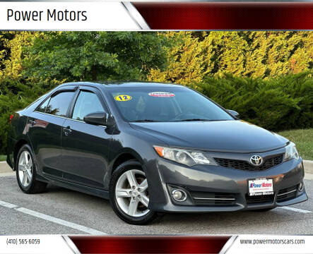 2012 Toyota Camry for sale at Power Motors in Halethorpe MD