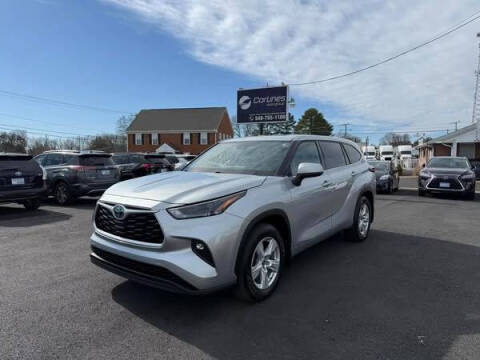 2022 Toyota Highlander Hybrid for sale at CARLINES AUTO GROUP in Fredericksburg VA