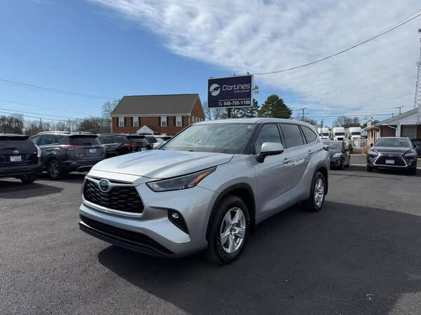 2022 Toyota Highlander Hybrid for sale at CARLINES AUTO GROUP in Fredericksburg VA
