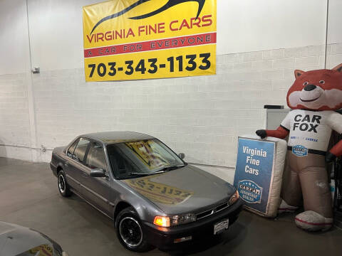 1991 Honda Accord for sale at Virginia Fine Cars in Chantilly VA