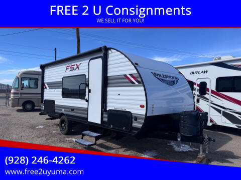 2022 Wildwood FSX 179 for sale at FREE 2 U Consignments in Yuma AZ
